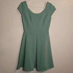 B.DARLIN green mini dress size small